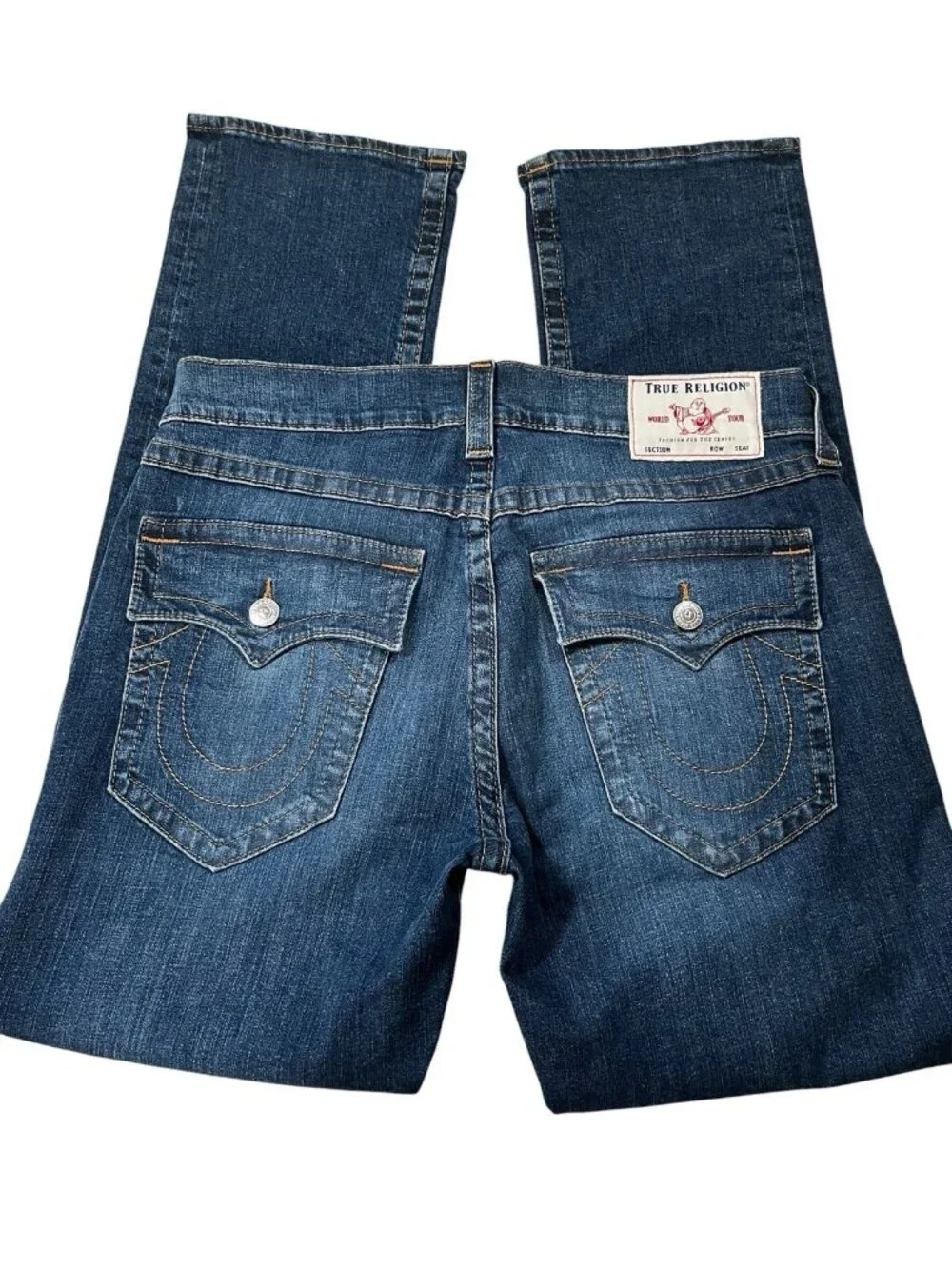 True Religion Ricky Relaxed Flap pocket Straight jeans Men's size 34